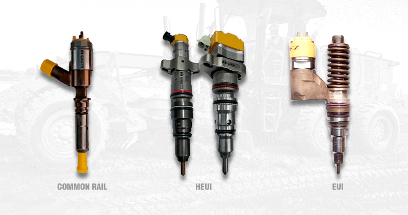 Diferenças entre EUI, HEUI e Common Rail